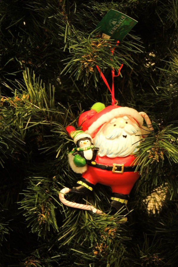 Kızaklı Noel Baba Yılbaşı Süsü – 10cm - 4