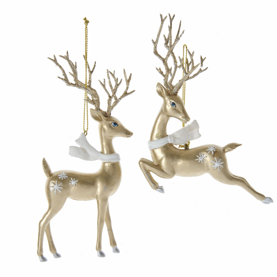 Platinyum Koşan Geyik Yılbaşı Süsü – 12cm - 3