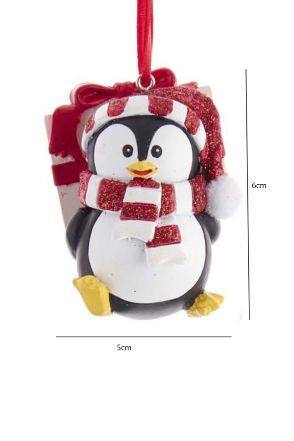 Atkılı Penguen Yılbaşı Süsü – 6cm - 2