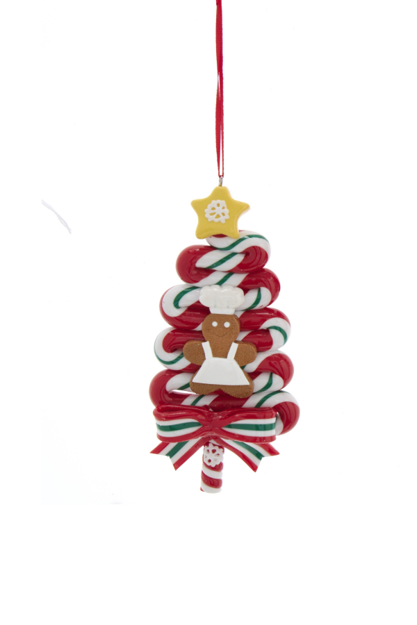 Çam Ağacında Gingerbread Man Yılbaşı Süsü – 14cm - 1