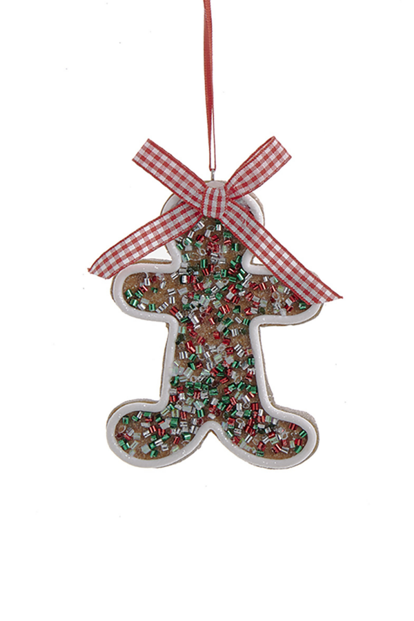 Çok Renkli Gingerbread Man Yılbaşı Süsü – 10,5cm - 1