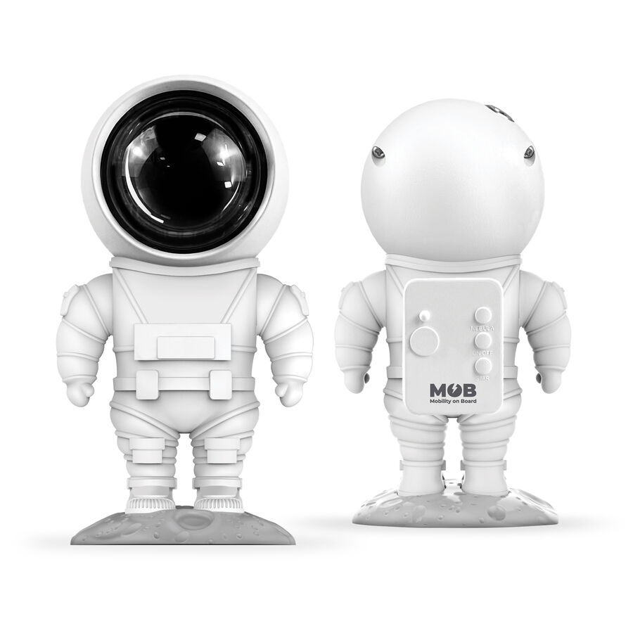 Astronot Projeksiyon Gece Lambası -Mavi - 4
