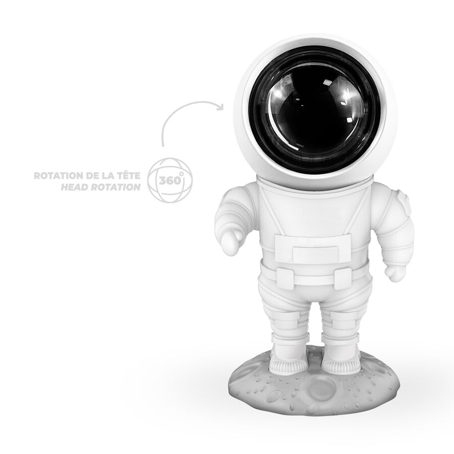 Astronot Projeksiyon Gece Lambası -Turuncu - 3
