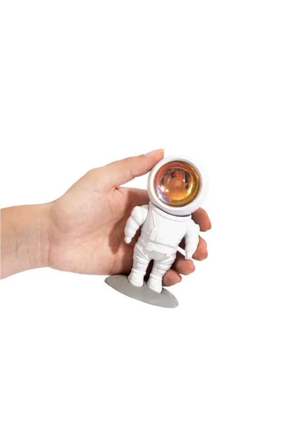 Astronot Projeksiyon Gece Lambası -Turuncu - 3