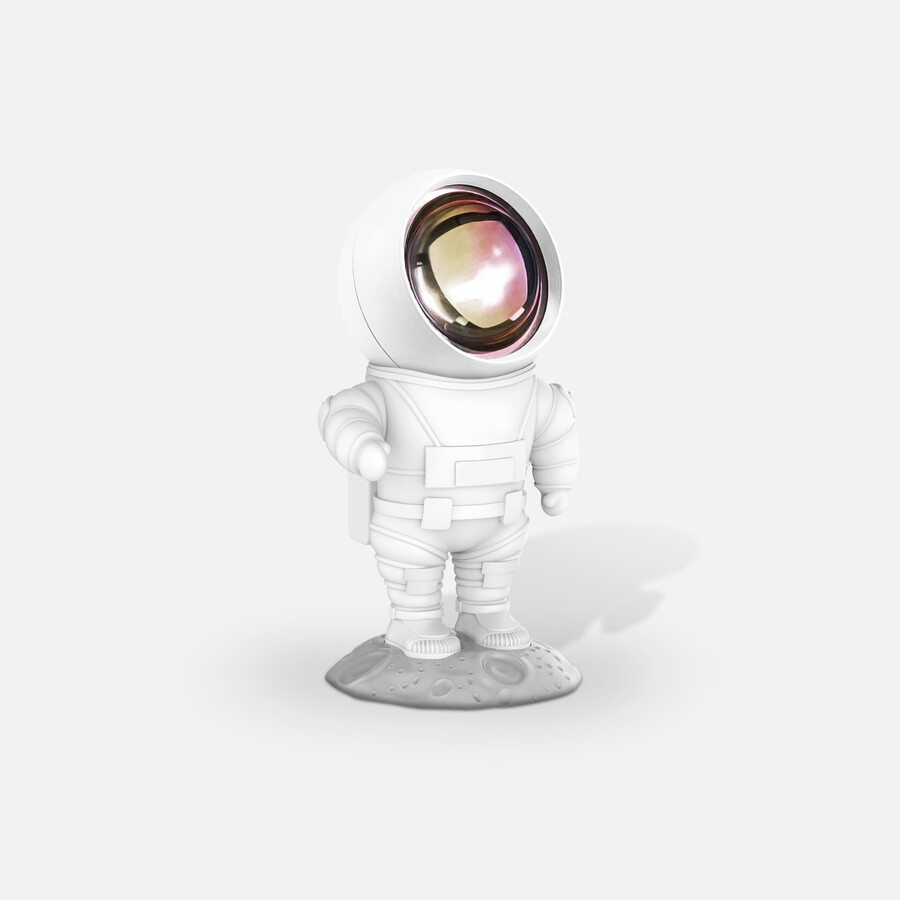 Astronot Projeksiyon Gece Lambası -Turuncu - 2