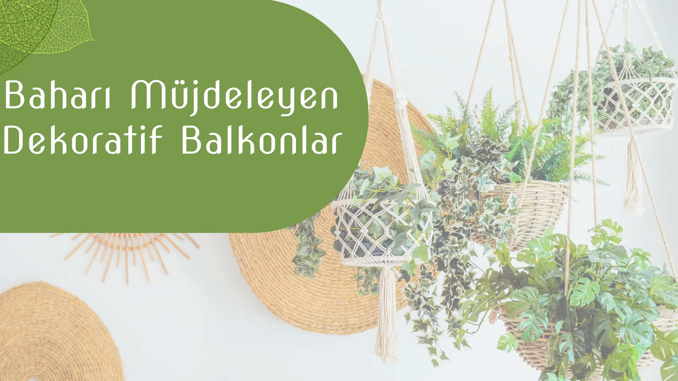 Baharı Müjdeleyen Dekoratif Balkonlar