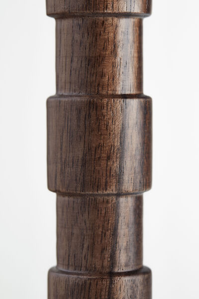 Bambu Ceviz Ahşap Mumluk Set - 4