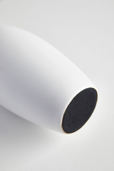 Beyaz Dar Ağızlı Seramik Vazo - 4