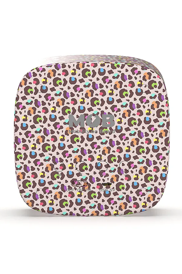 Billy Clock Masaüstü Saat ve Aydınlatma – Gökkuşağı Leopar (Limited Edition) - 4