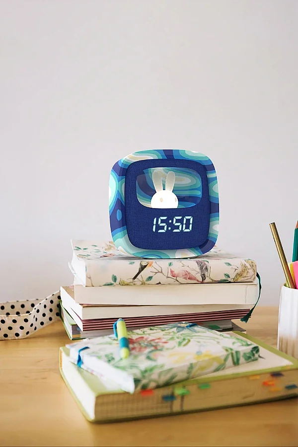 Billy Clock Masaüstü Saat ve Aydınlatma – Mavi Dalgalar (Limited Edition) - 3