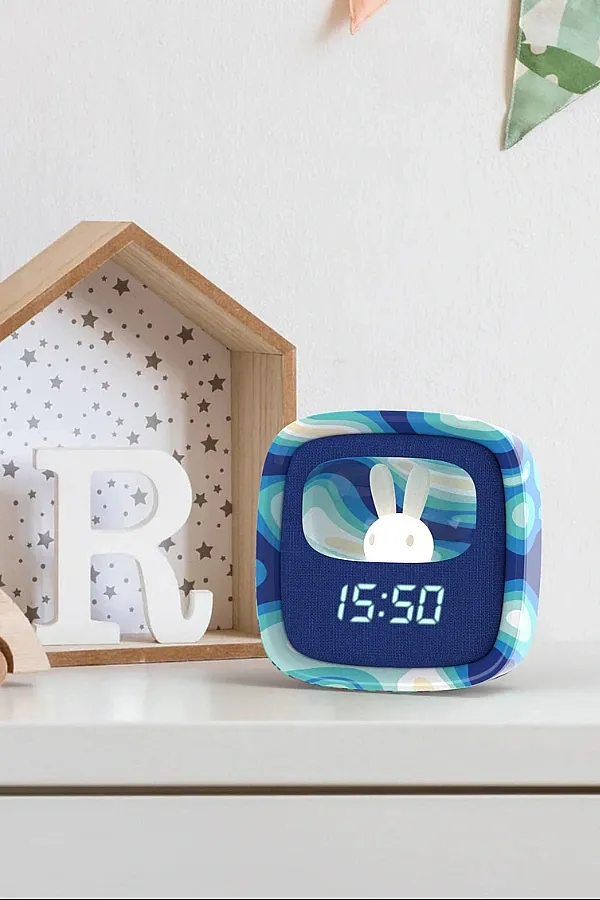 Billy Clock Masaüstü Saat ve Aydınlatma – Mavi Dalgalar (Limited Edition) - 4