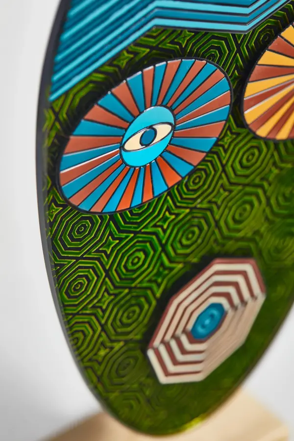 Afro PopArt Mask Cam Tablo - 2