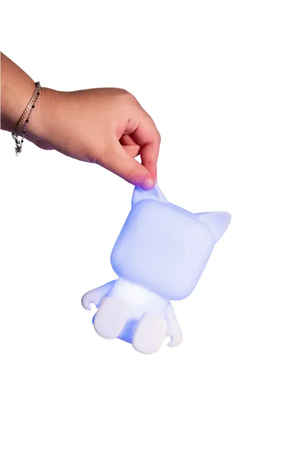 Çok Renkli Gece Lambası - Kedi - 2