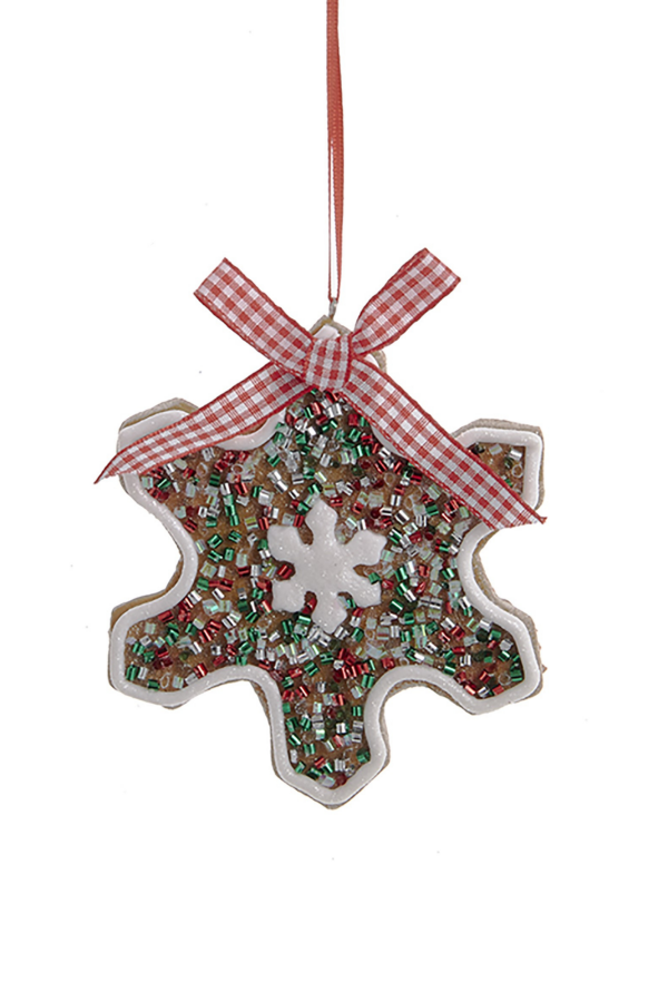 Çok Renkli Kar Tanesi Yılbaşı Süsü – 11,5cm - 1