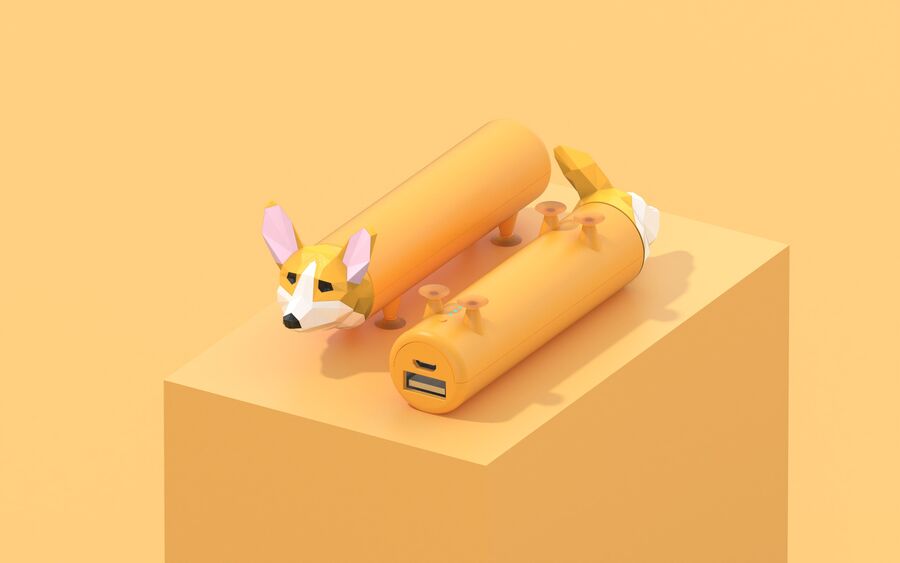 Corgi Telefon Tutucu ve Powerbank Hızlı Şarj Cihazı - 1