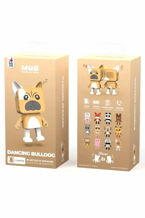 Dans Eden Hayvanlar Bluetooth Hoparlör - Bulldog - 5
