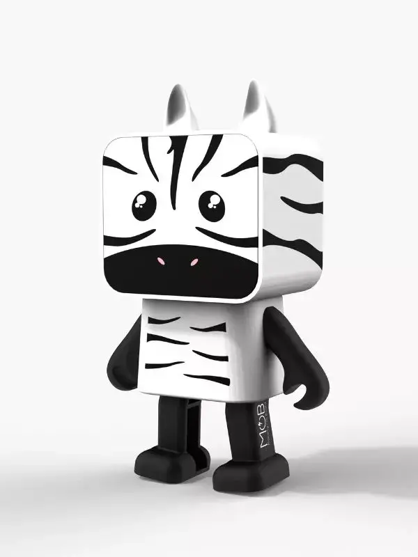 Dans Eden Hayvanlar Bluetooth Hoparlör - Zebra - 2