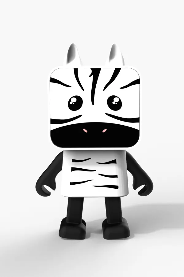 Dans Eden Hayvanlar Bluetooth Hoparlör - Zebra - 1