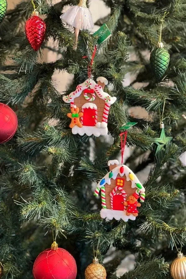 Gingerbread Man House Yılbaşı Süsü – 12cm - 6