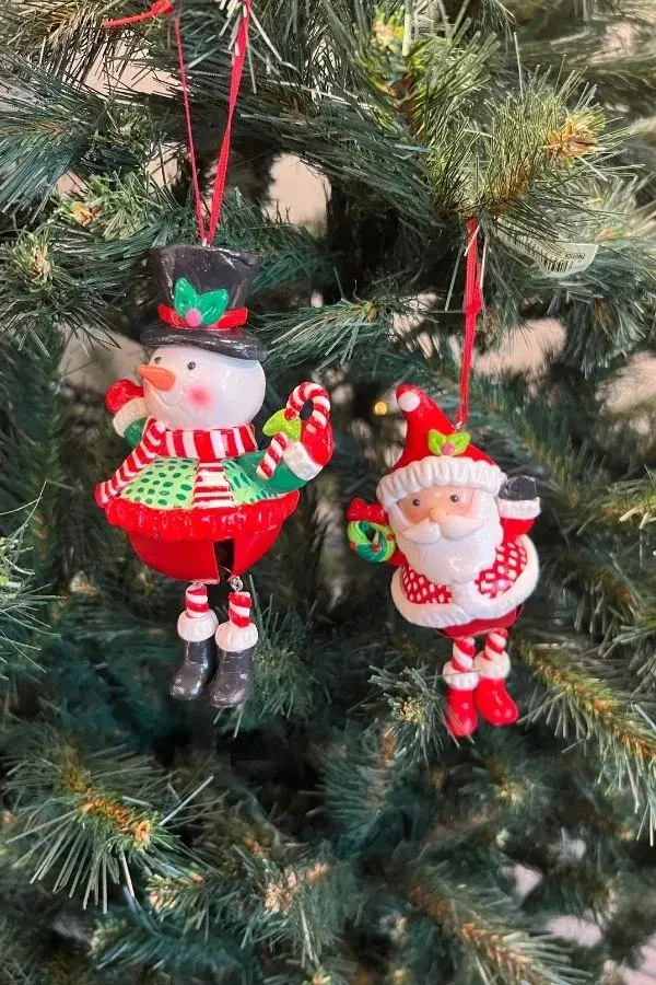 Kırmızı 14 cm Kil Dolgulu Noel Baba Yılbaşı Süsü - 2