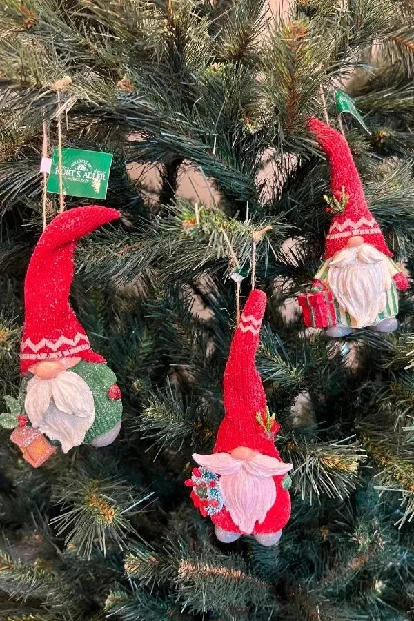 Kırmızı 16 cm Reçine Örme Şapkalı Noel Baba - 2 Yılbaşı Süsü - 2