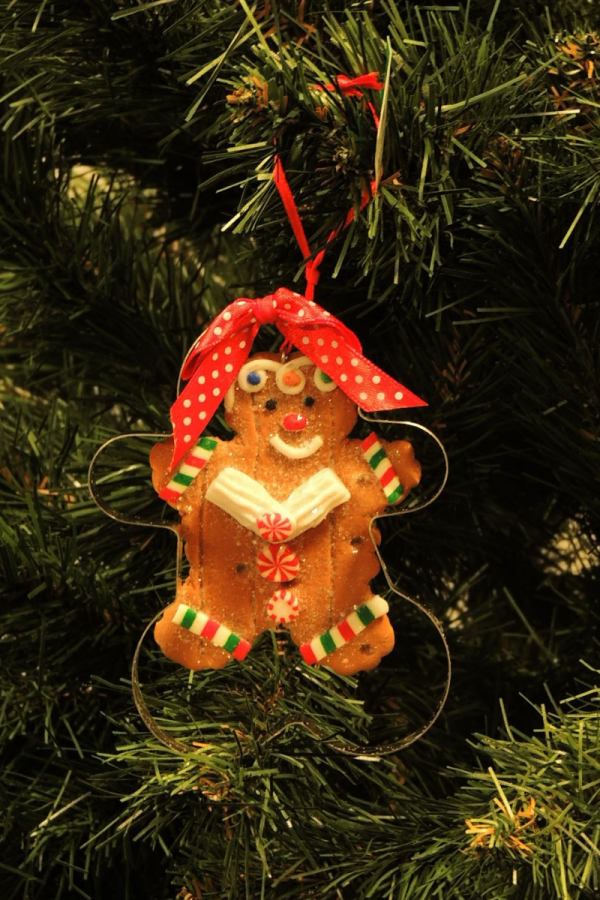  Kurabiye Kalıbı İçerisinde Kırmızı/Beyaz Gingerbread Man Yılbaşı Süsü – 10cm - 5