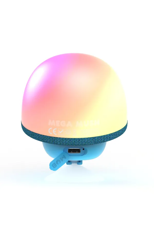 Mega Mush Işıklı Bluetooth Hoparlör - Mavi - 2