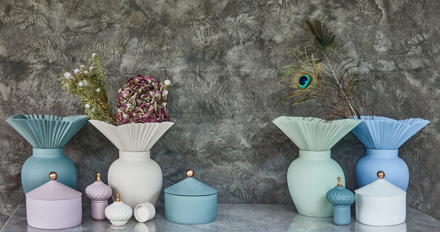 İstanbul Papatya Dekoratif Vazo - 7