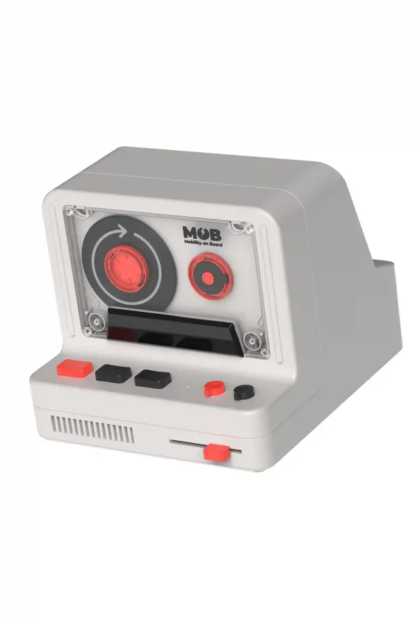 Retro Kamera Bluetooth Hoparlör – Gri - 2