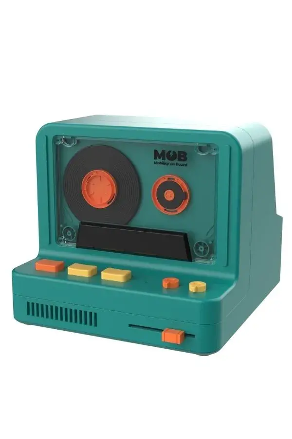 Retro Kamera Bluetooth Hoparlör – Mavi - 2