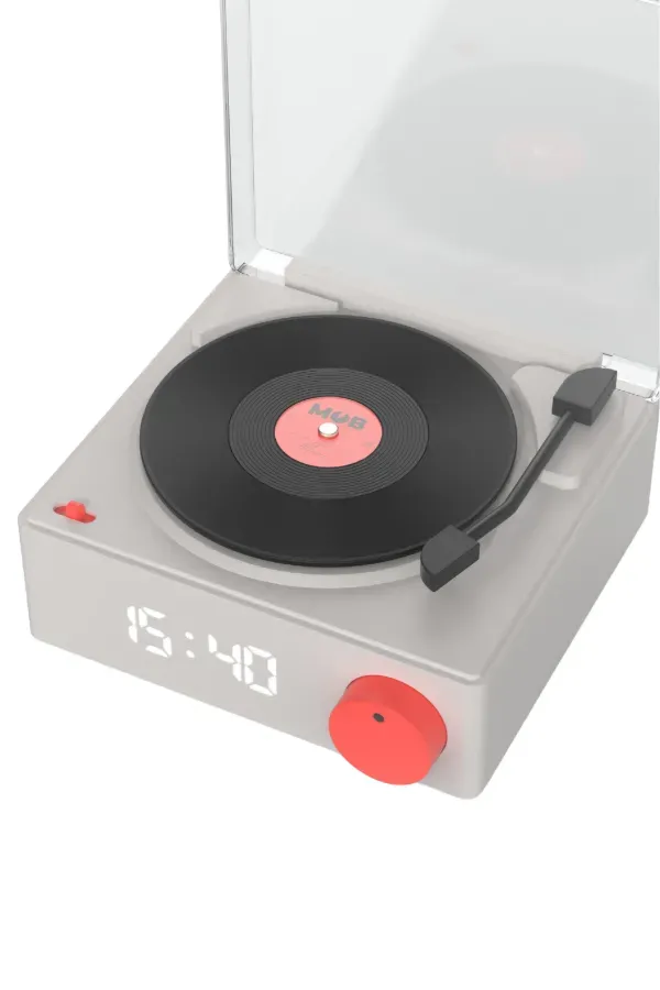 Retro Pikap Bluetooth Hoparlör ve Çalar Saat - 2