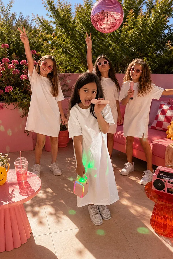 Singy Party Karaoke Hoparlör – Pembe - 2