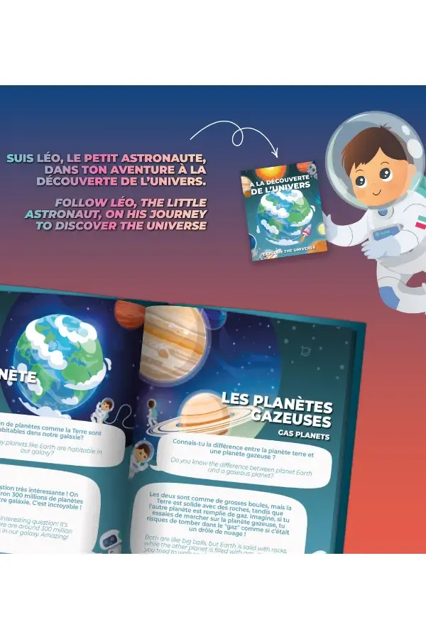 Uzay Kaşifi Hikaye Projektörü – İngilizce ve Fransızca Kitapçıklı - 4