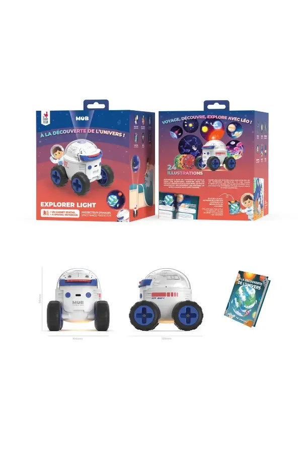 Uzay Kaşifi Hikaye Projektörü – İngilizce ve Fransızca Kitapçıklı - 5