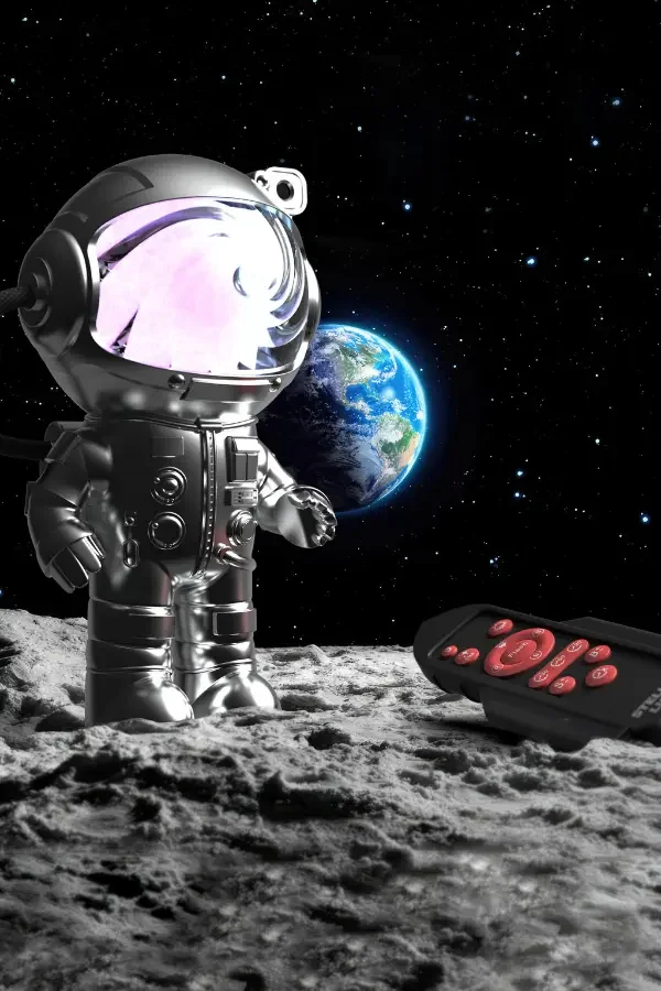 Yıldız Işığı Projeksiyon Lambası - Gümüş - 3