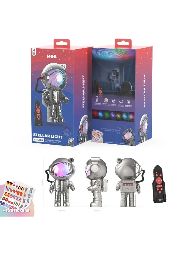 Yıldız Işığı Projeksiyon Lambası - Gümüş - 4