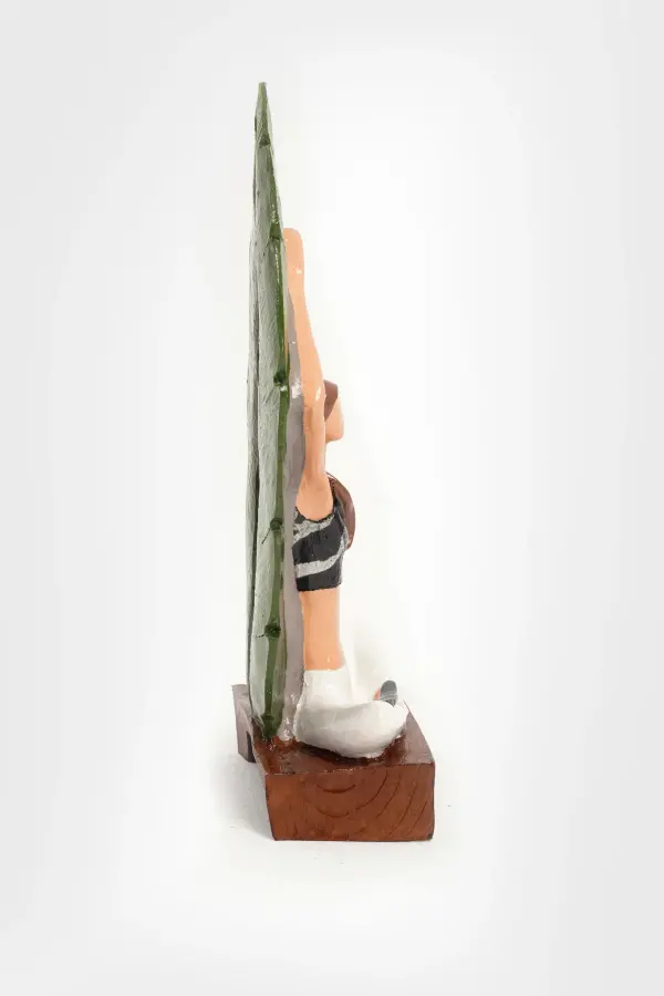 Yoga Yapan Kız – Dekoratif Biblo, Beyaz - 4